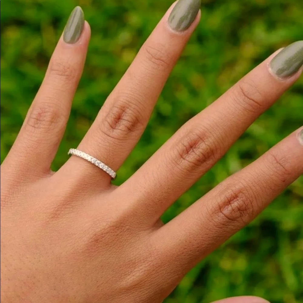 Size 7.5 wedding band